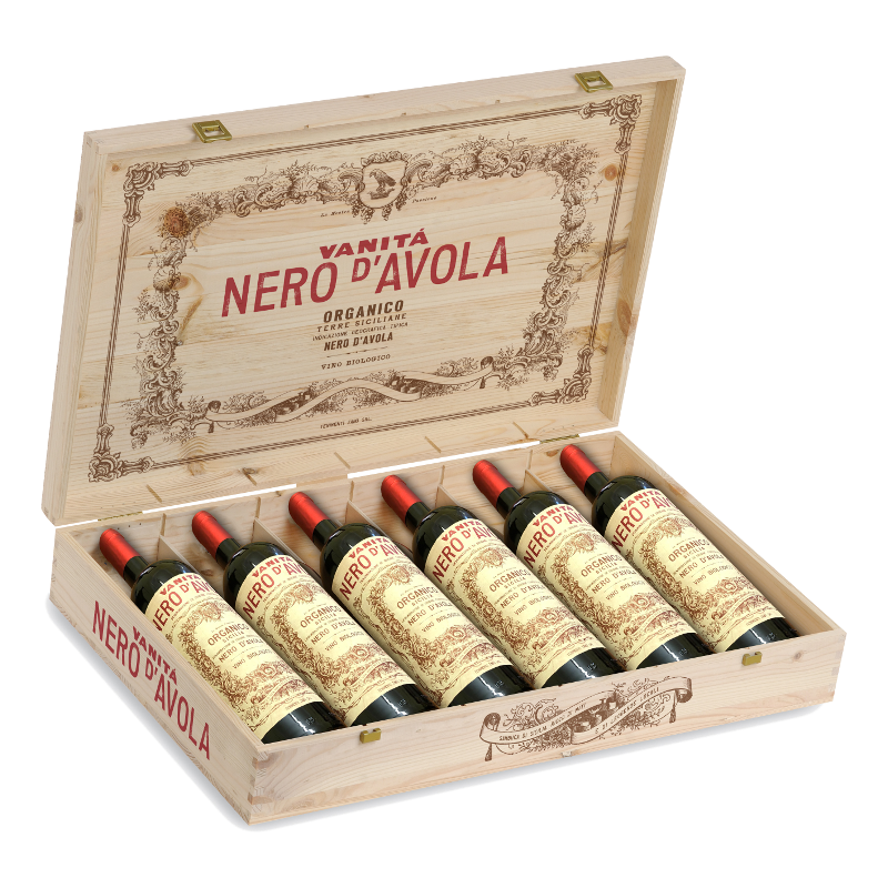 SKRZYNKA 6 BUT VANITA NERO D AVOLA