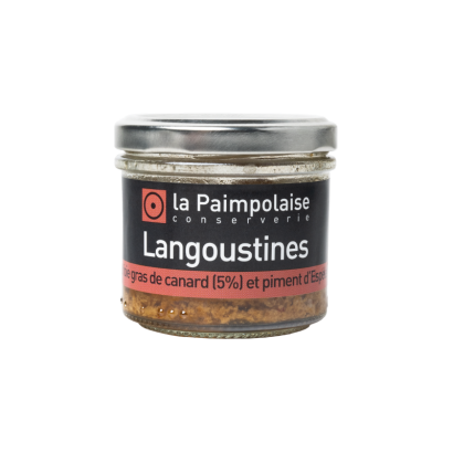 PASTA Z LANGUSTYNEK Z KACZYM FOIE GRAS I PAPRYKĄ Z ESPELETTE 80G