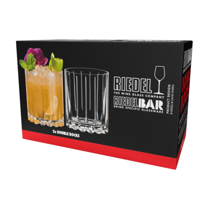 RIEDEL BAR DSG RETAIL DOUBLE ROCKS GLASS 6417/07