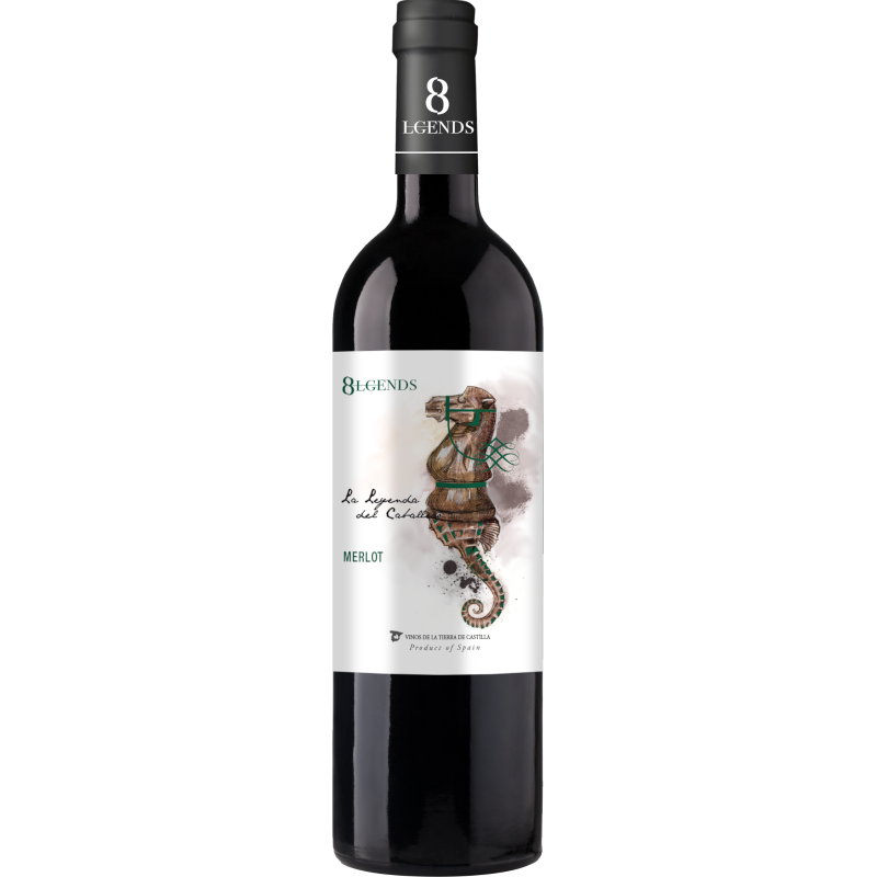 BODEGAS WINOL 8 LEGENDS LEYENDA DE CABALLERO MERLOT 2024