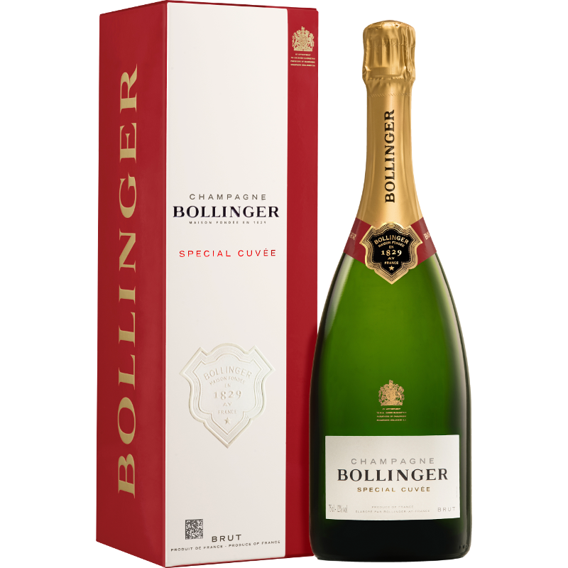 CHAMPAGNE BOLLINGER SPECIAL CUVEE BOX.