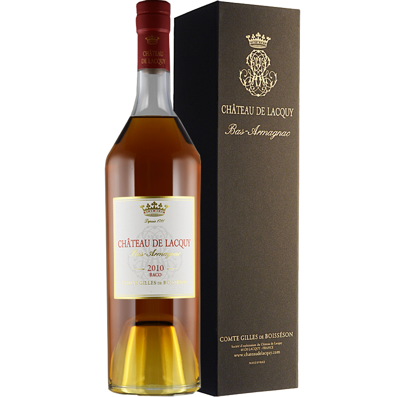 CHATEAU DE LACQUY ARMAGNAC MILLESIME 2010 BACO 49% 0,7L BOX