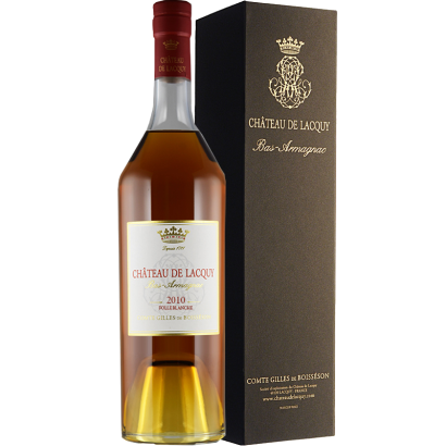 CHATEAU DE LACQUY ARMAGNAC MILLESIME 2010 FOLLE BLANCHE 49% 0,7L BOX