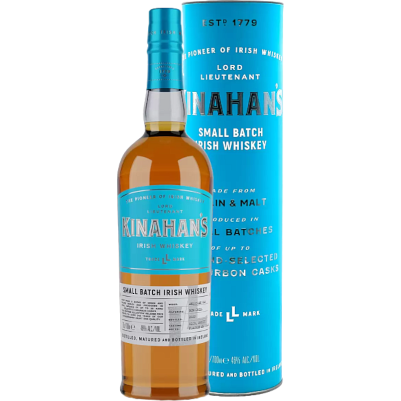 KINAHAN'S HERITAGE SMALL BATCH 0,7L 46% GIFT TUBE