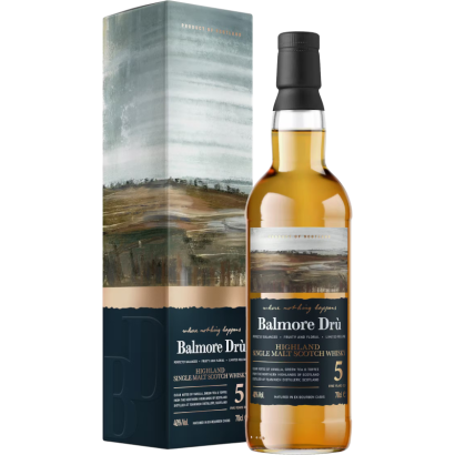 BALMORE DRU WHISKY 5YO SINGLE MALT 40% 0.7L BOX
