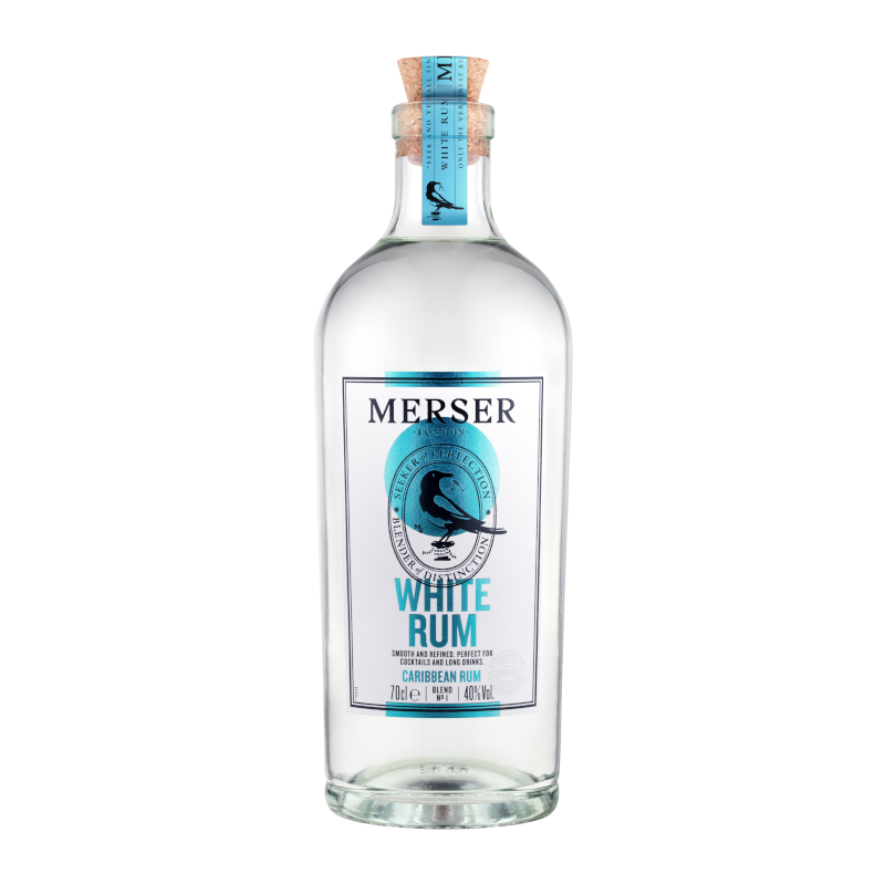 MERSER WHITE RUM 40% 0,7L