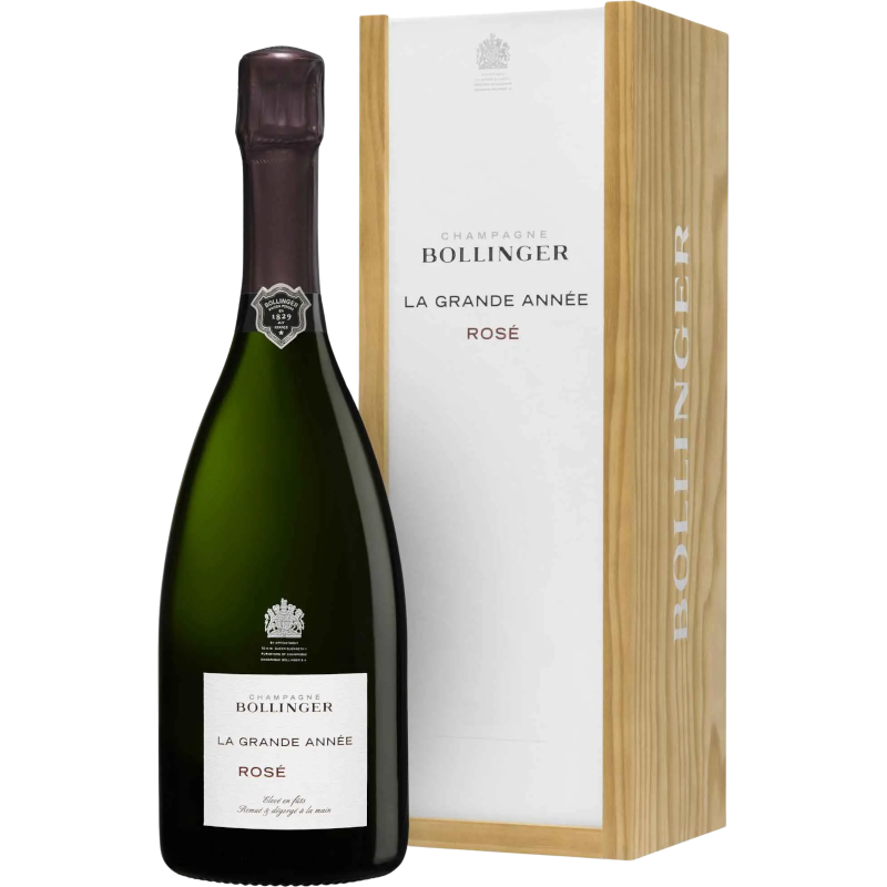 CHAMPAGNE BOLLINGER LA GRANDE ANNEE ROSE 2015 BOX
