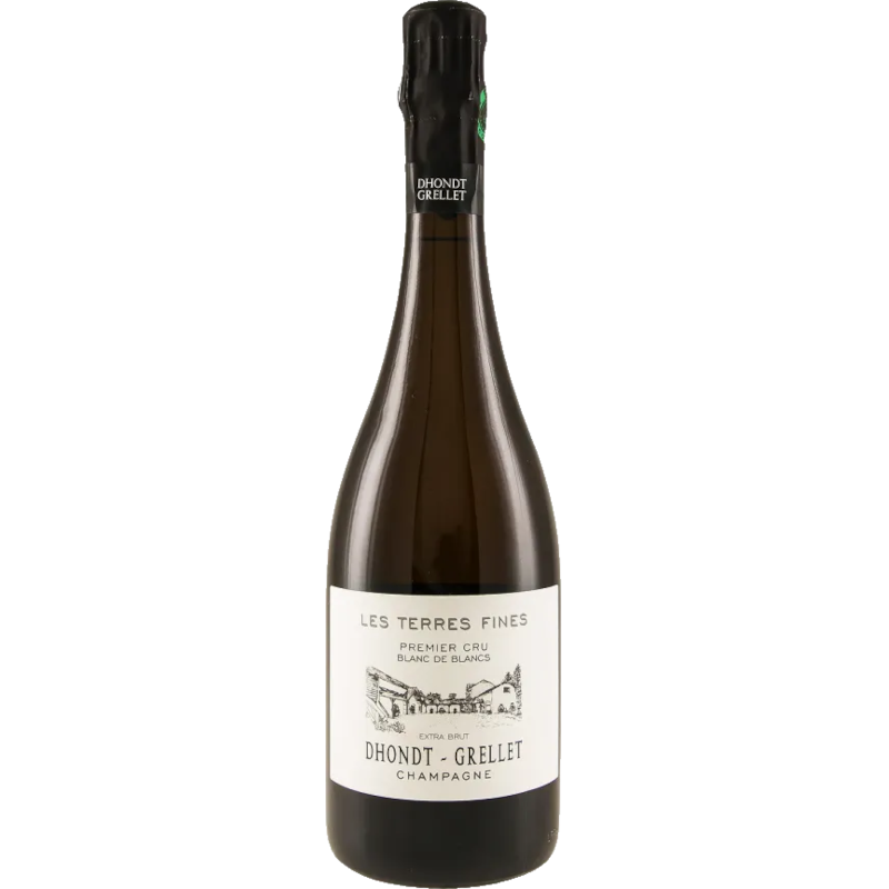 CHAMPAGNE DHONDT GRELLET LES TERRES FINES BLANC DE BLANCS EXTRA BRUT PREMIER CRU