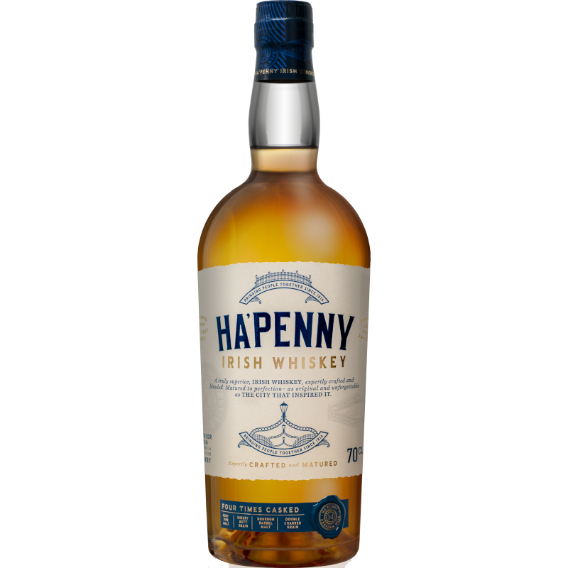HA'PENNY 4 CASK BLEND 43% 0,7L