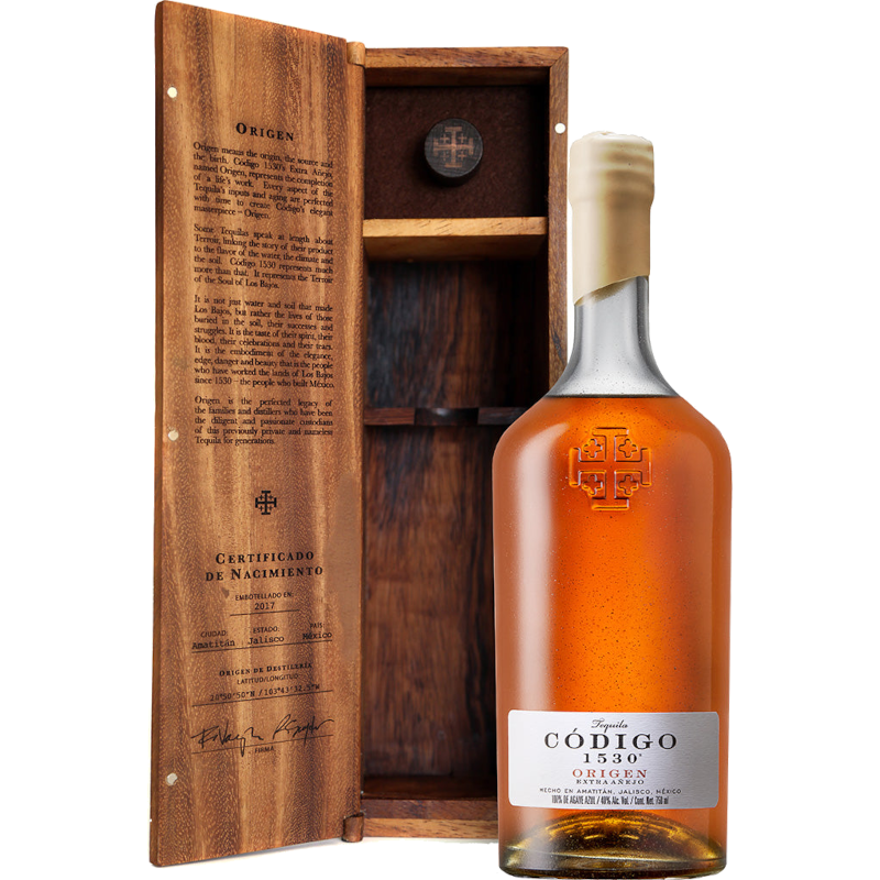 CODIGO 1530 TEQUILA ORIGEN 38% 0,7L