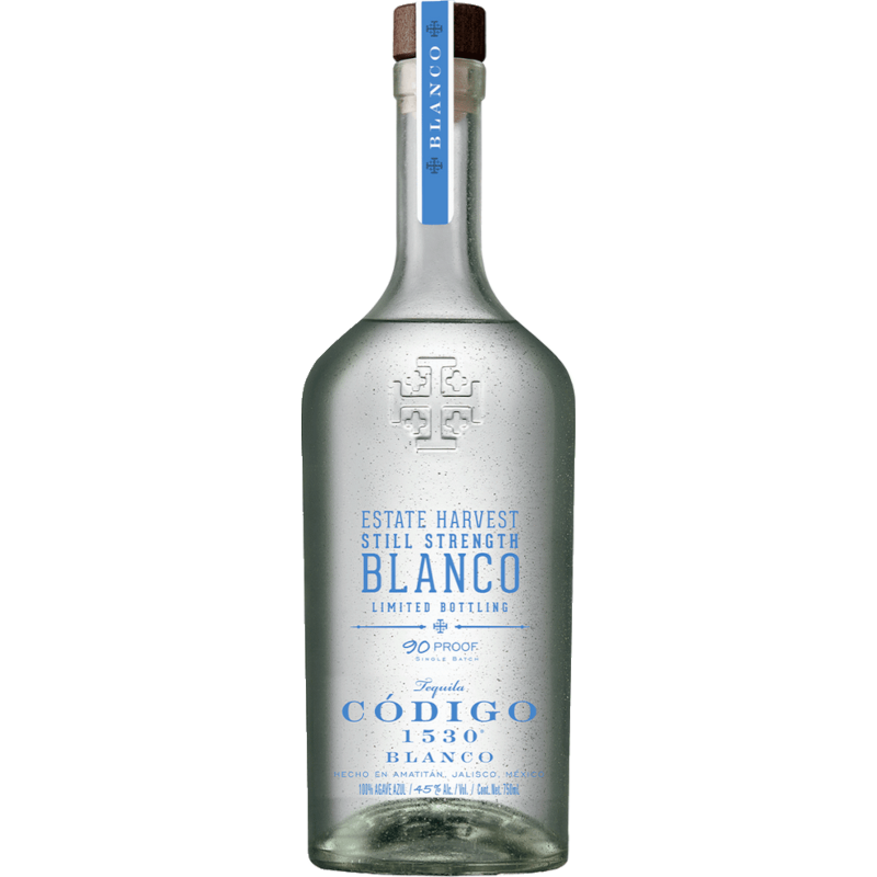 CODIGO 1530 TEQUILA BLANCO STILL STRENGTH 45% 0,7L