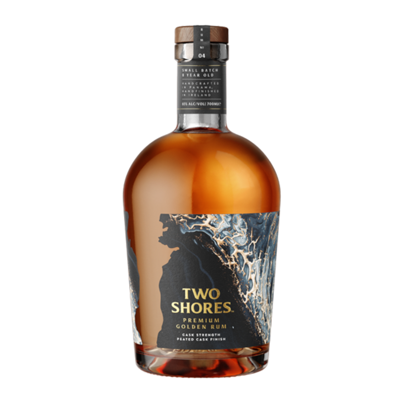 TWO SHORES RUM PEATED CASK FINISH 65% 0,7L