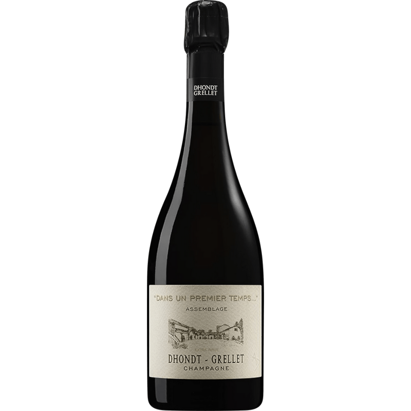 CHAMPAGNE DHONDT GRELLET DANS UN PREMIER TEMPS EXTRA BRUT