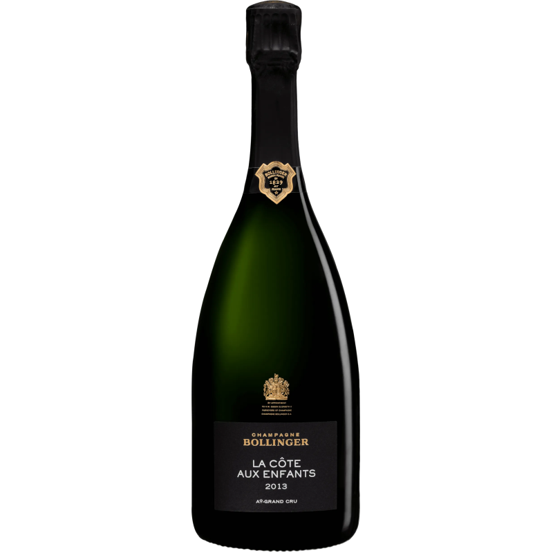CHAMPAGNE BOLLINGER LA COTE AUX ENFANTS 2013 BOX DREWNIANY