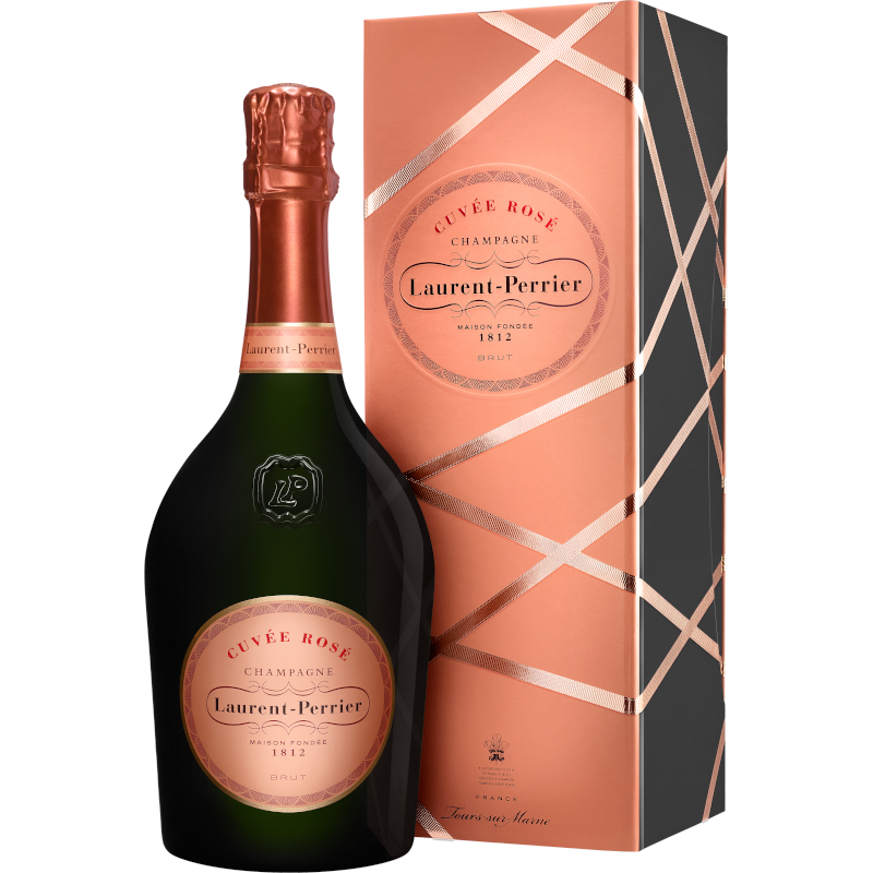 CHAMPAGNE LAURENT PERRIER CUVEE ROSE GIFT BOX